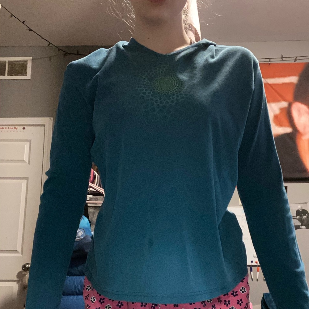 vintage columbia hooded long sleeve